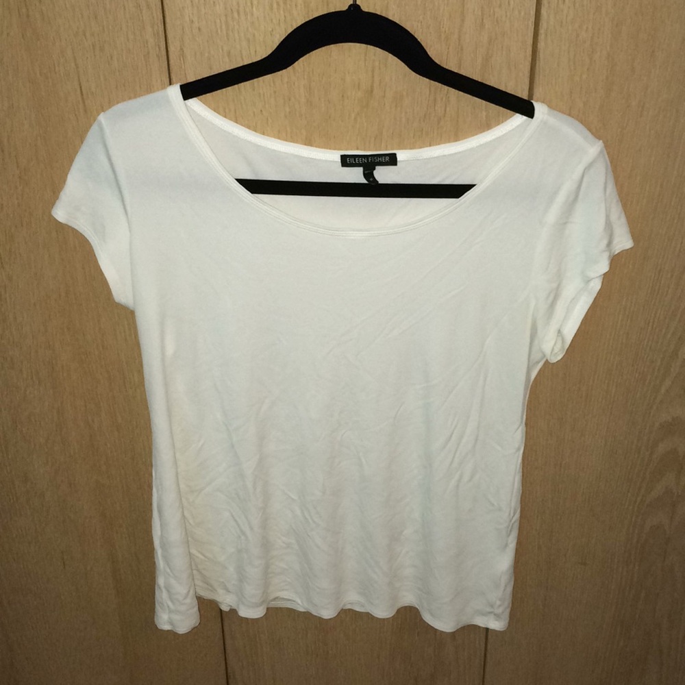Sheer white top